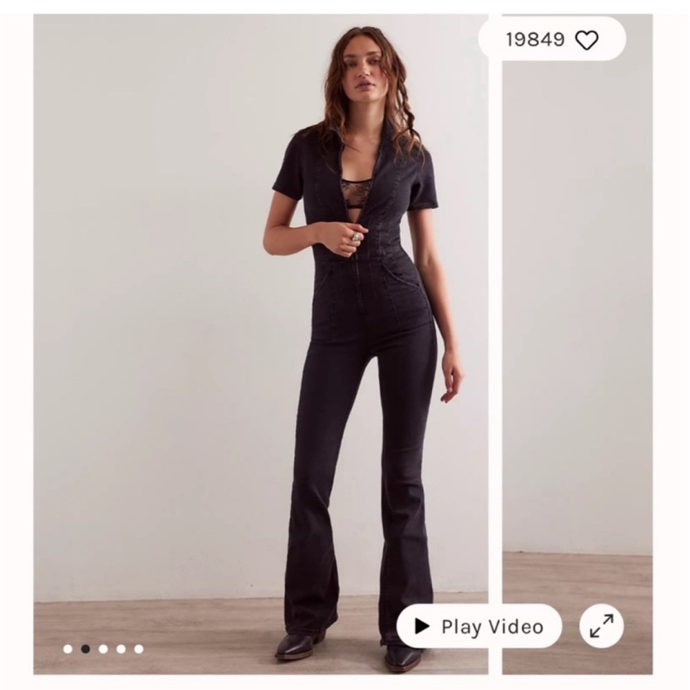 NWT Free People We The Free Jayde Flare Jumpsuit
